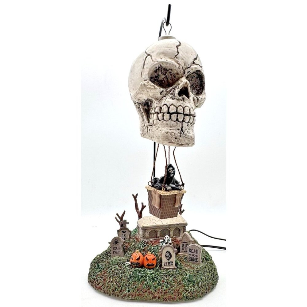Lemax Spooky Town Grim Reaper's Landing Halloween Village Lights Tested & Works